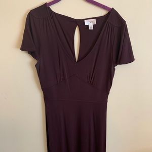 Ann Taylor Loft Maroon Dress